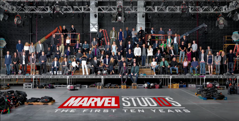 El universo cinematográfico de Marvel Studios, en una imagen.